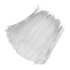 1000Pcs Nylon Cable Zip Ties, Self Locking Wire Cable Zip Plastic Wire Ties White Standard Nylon Tie Straps Tie Fasten Wrap for Home Office Garden Workshop Indoor Outdoor Use (3x100mm) view 1