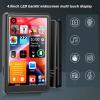16GB MP3 Player BT 5.0, Portable Music Player with 4.0in Full , HiFi Lossless Sound, Support FM Radio Electric Book (Black) view 2