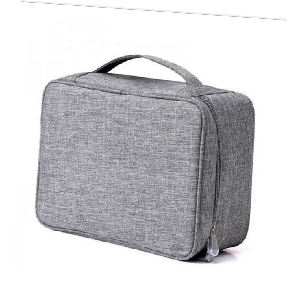 LABRIMP Multifunctional Storage Bag Simple Headphone Organizing Bag Water-resistant for Power Bank Usb Cable
