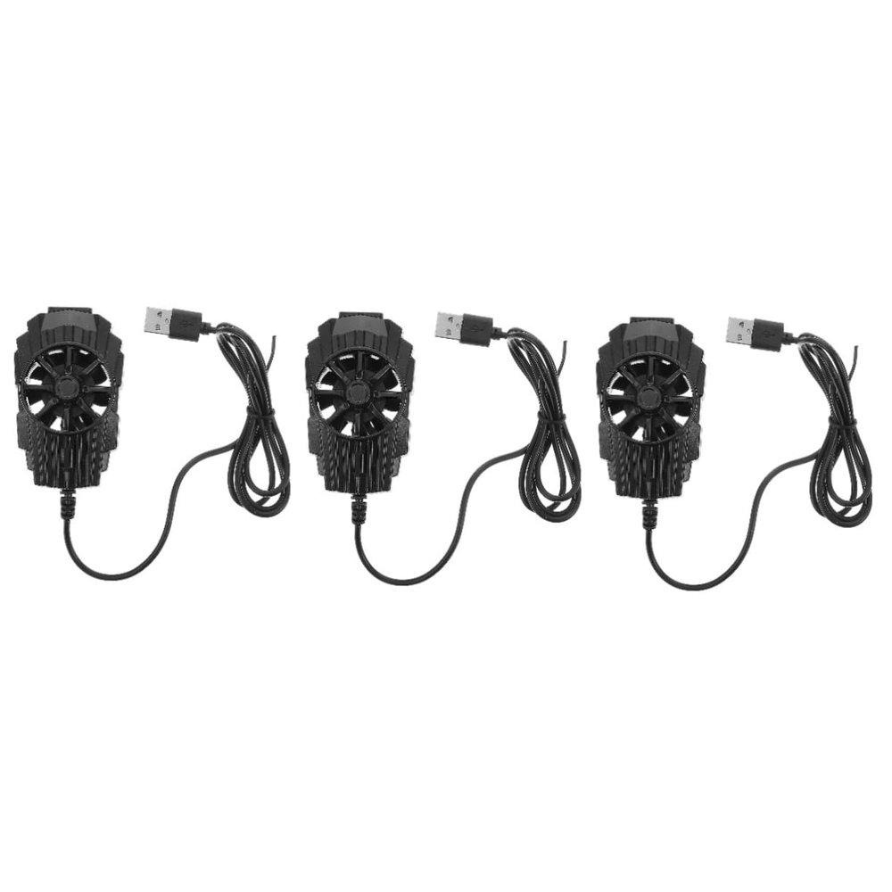 Mobestech 3pcs Phone Cooling Clip Turbine Fan for Cell Phones Silent Operation Cooling