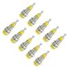 10set 2mm Plated Banana Female Jack Socket Panel Mount Binding Post for Electronic Equipment (Yellow) view 4