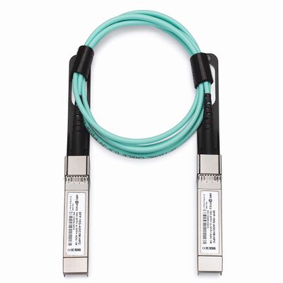HPC Optics Compatible with MikroTik S+AO0100 SFP+ to SFP+ Active Optical Cable | 10GBASE AOC 100m S+AO0100-HPC