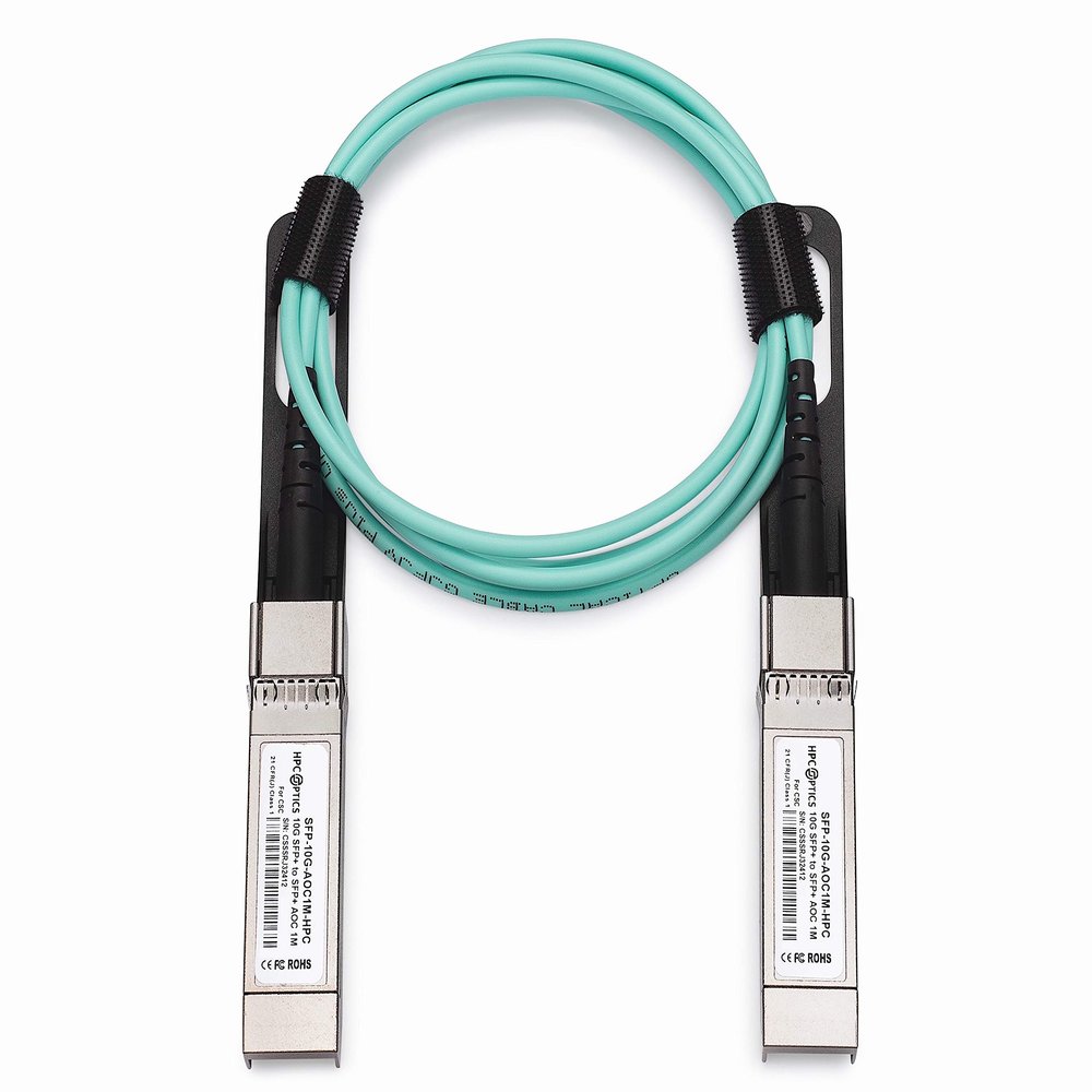 HPC Optics Compatible with MikroTik S+AO0007 SFP+ to SFP+ Active Optical Cable | 10GBASE AOC 7m S+AO0007-HPC