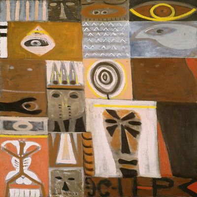 Augury : Adolph Gottlieb : 1945. : Archival Quality Art Print