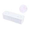 CAXUSD Plug Storage Box Cable Organizer for Plugs and Power Strips White Socket Safety Box for Wire Management view 1