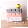 CAXUSD Plug Storage Box Cable Organizer for Plugs and Power Strips White Socket Safety Box for Wire Management view 2