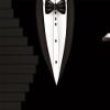 AOFOTO 12x8ft Classic Man Backdrop Black Gentleman Tuxedo Bow Tie Party Decorations Photography Background Groomsmen Tuxedo Suit Backdrop for Men Boss Day Banner Father's Day Birthday Photobooth Props view 2