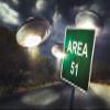 AOFOTO 20x10ft UFO Photography Backdrop Area 51 Sign Road Trees Dark Clods Nightscape Background UFO Invasion Earth Spacecraft Spaceship Baby Boy Man Happy Birthday Performance Decor Photo Booth Prop view 1