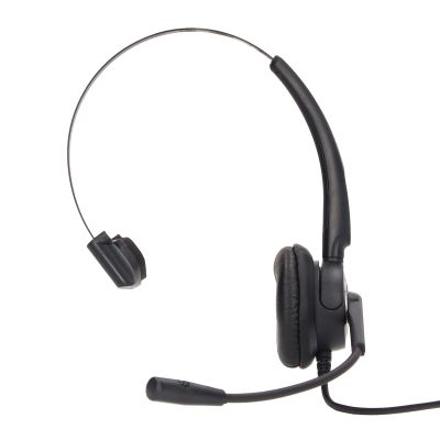 ciciglow Telephone Headset with RJ9 Jack, Wired Business Headphone with Microphone Noise Canceling, Office Headset for Call Center Office