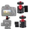 Acouto Mini Ball Head, Metal 360 Degree Swivel Mini Tripod Ball Head 1/4 Screw Mount for DSLR Camera Fill Light view 2