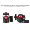 Acouto Mini Ball Head, Metal 360 Degree Swivel Mini Tripod Ball Head 1/4 Screw Mount for DSLR Camera Fill Light view 3