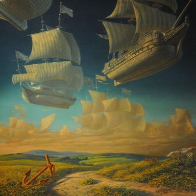 The Sky Fleet : Marcin Kopanowicz : Archival Quality Art Print
