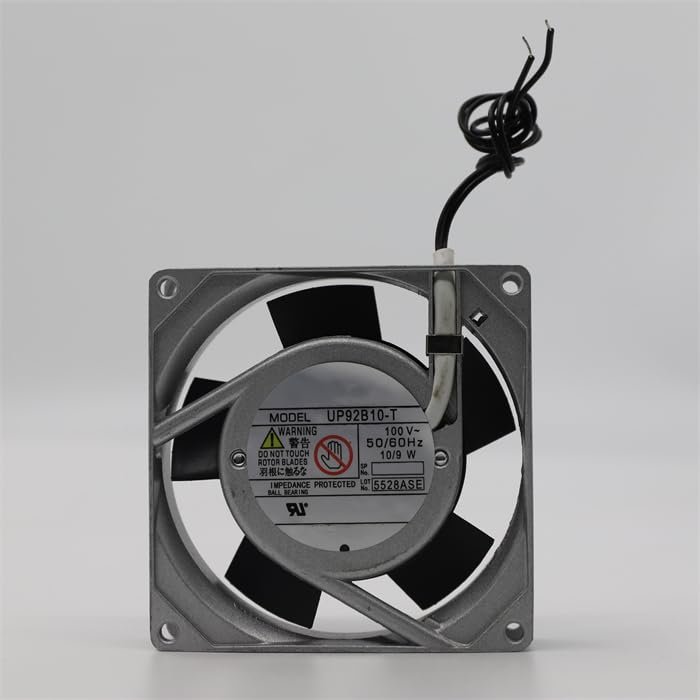 AC100V 10/9W UP92B10-T 9225 92mm 2-Wire Aluminum Frame Cooling Fan