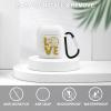 I Love Volleyball Compatible with AirPods 2nd 1st Generation Cute Silicon Case Cover with Key Chain for Men Women view 3