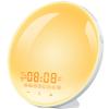 URDUIN Sunrise Alarm Clock for Kids Heavy Sleepers Adults, Wake Up Light Alarm Clocks for Bedrooms with Dual Alarms, Sunrise Simulation, FM Radio, Sleep Aid, Snooze, 7 Colors, 7 Natural Sounds view 1