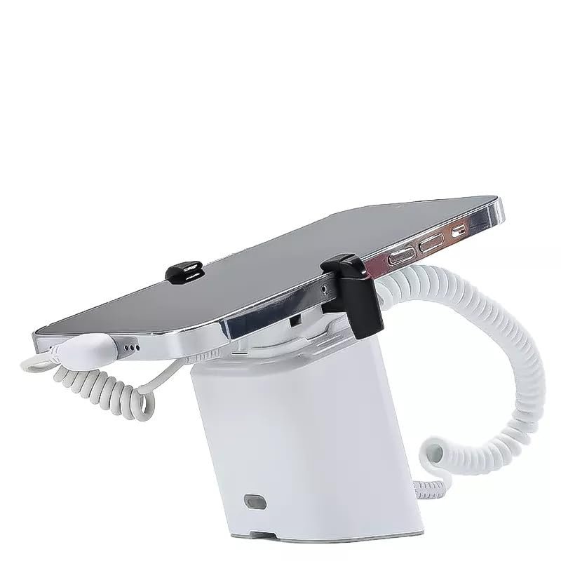 Mobile Phone Anti-Theft Alarms Stand Cell Phone Security Display Holder Smartphone Burglar Alarm System for Retail Phone Shop (US Plug) (for Lightning Interface)