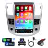 Car Radio Stereo for Lexus RX RX300 RX330 RX350 RX400H 2004-2008 Replacement Carplay Android Auto 12.1 Inch Upgrade Tesla Style Screen with DSP in Dash Headunit GPS Navigation Audio view 1