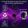 FERCAISH 4 Pcs 500W Car Speaker, TP-004A High Power Stereo Car Tweeter, Vertical Round Easy to Install Speakers for Surface Mounting on Car Truck and Boat view 4