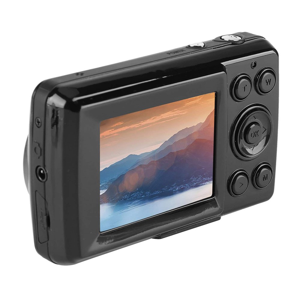 Acouto Digital Camera Mini Outdoor 5MP 720P 30FPS 4X Zoom HD Digital Video Camera Camcorder Black