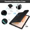 LAMA Backlit Keyboard Case for Samsung Galaxy 12.4 inch S10 Plus/S9 FE+/S9+/S8+, 12.4" S7 FE/S7 Plus Detachable Case with Keyboard and S Pen Holder,Black view 4