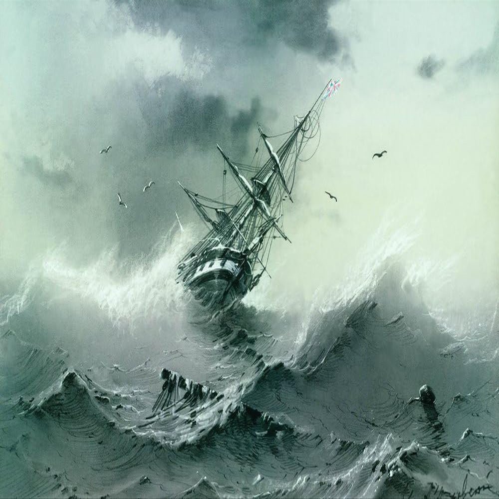 Shipwreck : Ivan Aivazovsky : Archival Quality Art Print