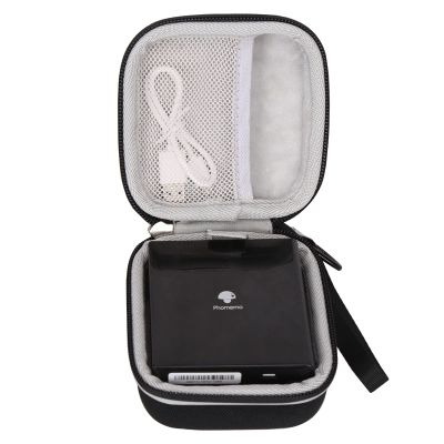 T2BTHRS Hard EVA Storage Case for Pooolitech Sticker Printer, Phomemo M02 / M02S / M02 Pro/Ponek T02 / Memoking T02 Mini Portable Printer