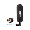 POBADY Dual Band WiFi 2.4GHz 5.8GHz 12dBi High Gain Omnidirectional Glue Stick Antenna RP SMA Male Connector Antenna for WiFi Router Wireless Network Card (Black,1pcs) view 3