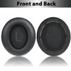 Adhiper Replacement Ear Pads for Anker Space Q45 Headphones, Ear Cushions for Soundcore by Anker Space Q45 Adaptive Noise Cancelling Headphones,with Buckle, Soft Protein Leather, Memory Foam(Black) view 2