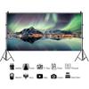 AOFOTO 20x10ft Lights in The Northern Night Sky Mountains Lake Scenery Photo Backdrop Snowy Glacier Coastline Landscape Norway Island Fishing Village Travel Photography Background Photo Studio Props view 2