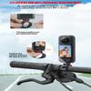 BGNing Aluminum Bicycle Handlebar Mount 1/4'' Screw Adapter Handlebar Clip Holder Clamp Compatible with ONE R/X2/13/MAX/Action4 Action Camera Accessories view 4