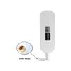 POBADY Dual Band WiFi 2.4GHz 5.8GHz 12dBi High Gain Omnidirectional Glue Stick Antenna SMA Male Connector Antenna for WiFi Router Wireless Network Card (White,1pcs) view 3