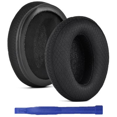 Adhiper Earpads Cushions Replacement for Sennheiser HD4.50BT/HD4.50BTNC/HD4.40BT Headphones, HD4.50SE HD430 HD440 HD350BT HD400S HD458BT Ear Pads with Mesh Fabric, Memory Foam(Black)