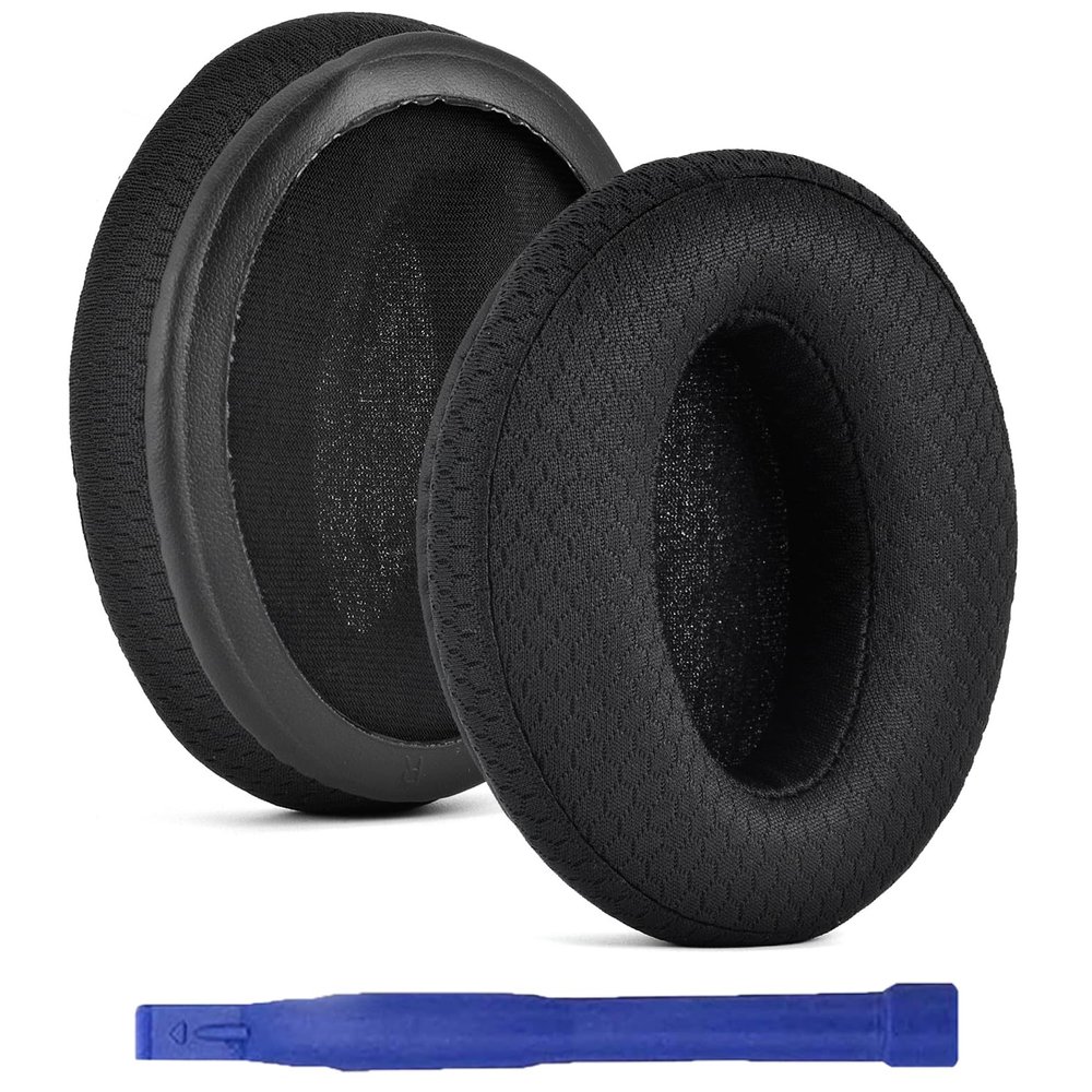 Adhiper Earpads Cushions Replacement for Sennheiser HD4.50BT/HD4.50BTNC/HD4.40BT Headphones, HD4.50SE HD430 HD440 HD350BT HD400S HD458BT Ear Pads with Mesh Fabric, Memory Foam(Black)