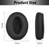 Adhiper Earpads Cushions Replacement for Sennheiser HD4.50BT/HD4.50BTNC/HD4.40BT Headphones, HD4.50SE HD430 HD440 HD350BT HD400S HD458BT Ear Pads with Mesh Fabric, Memory Foam(Black) view 4