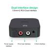 FANTIA NFC Bluetooth 5.0 Receiver 3.5mm AUX or RCA Input Speaker HiFi Wireless Audio Adapter Receiver view 3