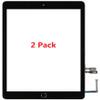 for iPad 6 6th Gen Screen Replacement A1893 A1954 2018 2 Pack Digitizer 9.7 Inch, for iPad 6th Generation Touch Glass with Home Button (Black) view 3