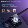 MP3 Player with Bluetooth 5.3, Portable HiFi Lossless Sound Music Player with Speaker, Built-in 64GB Memory, FM Radio, Voice Recorder, E-Book, 2.4 in Full Touchscreen, Supports up to 128GB TF Card view 2