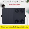 6 7 Inch Tablet Case, Universal Case for 6-7 Inch Tablet eReader, 7" Kindle Series e-Reader Slim PU Leather Tablet Stand Folio Shell Cover with 360 Degree Rotatable Kickstand Multiple Viewing,Dragon view 2