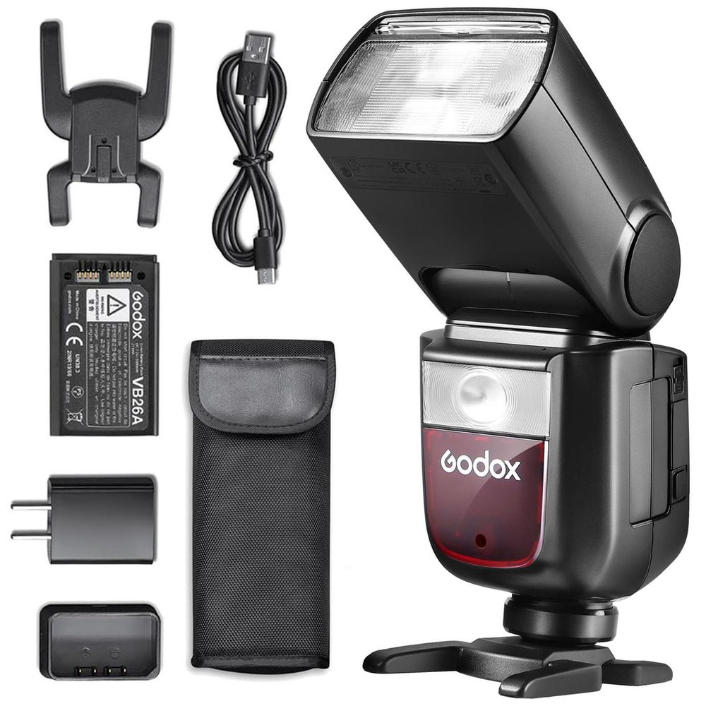 Godox V860III V860III-S Flash for Sony Camera, 2.4G TTL Flash Speedlight Speedlite HSS 1/8000S, 480 Full-Power Flashes, 1.5s Recycle Time, 2600mAh Li-ion Battery (Upgraded V860II-S)