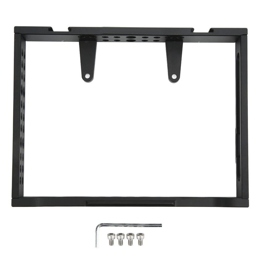 Pilipane Camera Monitor Cage, Monitor Cage, Video Monitor Accessory, Multi 1/4 3/8 Holes, Professional Camera Bracket for Feelworld FW759