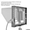 Pilipane Camera Monitor Cage, Monitor Cage, Video Monitor Accessory, Multi 1/4 3/8 Holes, Professional Camera Bracket for Feelworld FW759 view 3