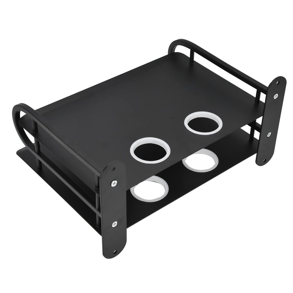 WOOXGEHM Floating Wall Shelf for Tv Components, Space Aluminum Router Wall Mount Shelf Bracket, Arrangement and Storage Of Multiple Cables for Routers, Modems, Dvds, Projectors, Set Top Boxes