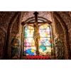 12x10ft Vintage Christian Cross Photography Background Grunge Graffiti Stained Glass Stone Walls Christian Church Backdrop Jesus Christ God Bless Baptism Baby Shower Photo Portrait Vinyl Studio Prop view 4