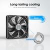 ELUTENG 120mm Fan with 3 Speed with 40mm USB Fan with 3 Speed view 3