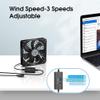 ELUTENG 120mm Fan with 3 Speed with 40mm USB Fan with 3 Speed view 4