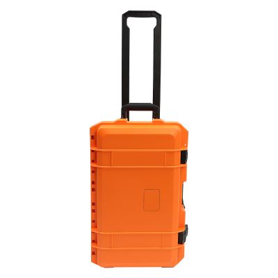 22" Protective Roller Camera Hard Case, Camera Protective Tools, Easy To Carry, Water And Shock Resistant With Foam, Protective Case For For Storing Camera Equipment And Other Valuables (Orange)