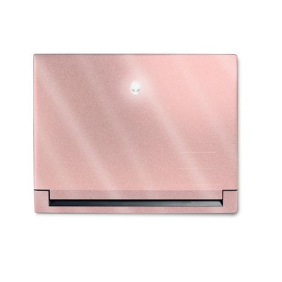 MightySkins Glossy Glitter Skin Compatible with Alienware M18 R1 (2023) Full Wrap Kit - Solid Blush | Protective, Durable High-Gloss Glitter Finish | Easy to Apply & Change Styles | Made in The USA