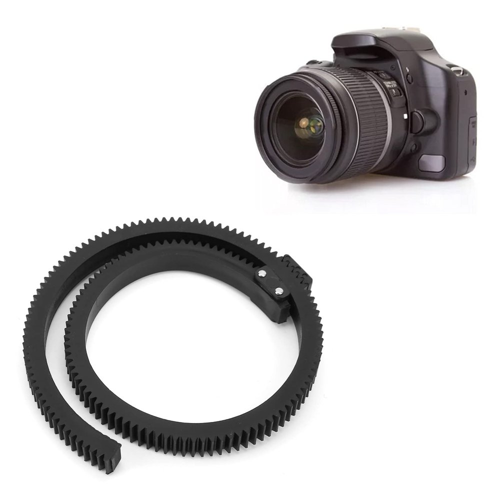 Adjustable Follow Focus Len Gear Ring Belt, Adjustable Follow Focus Lens Gear Ring Belt for DSLR Camera Flexible and Accurate Focusing