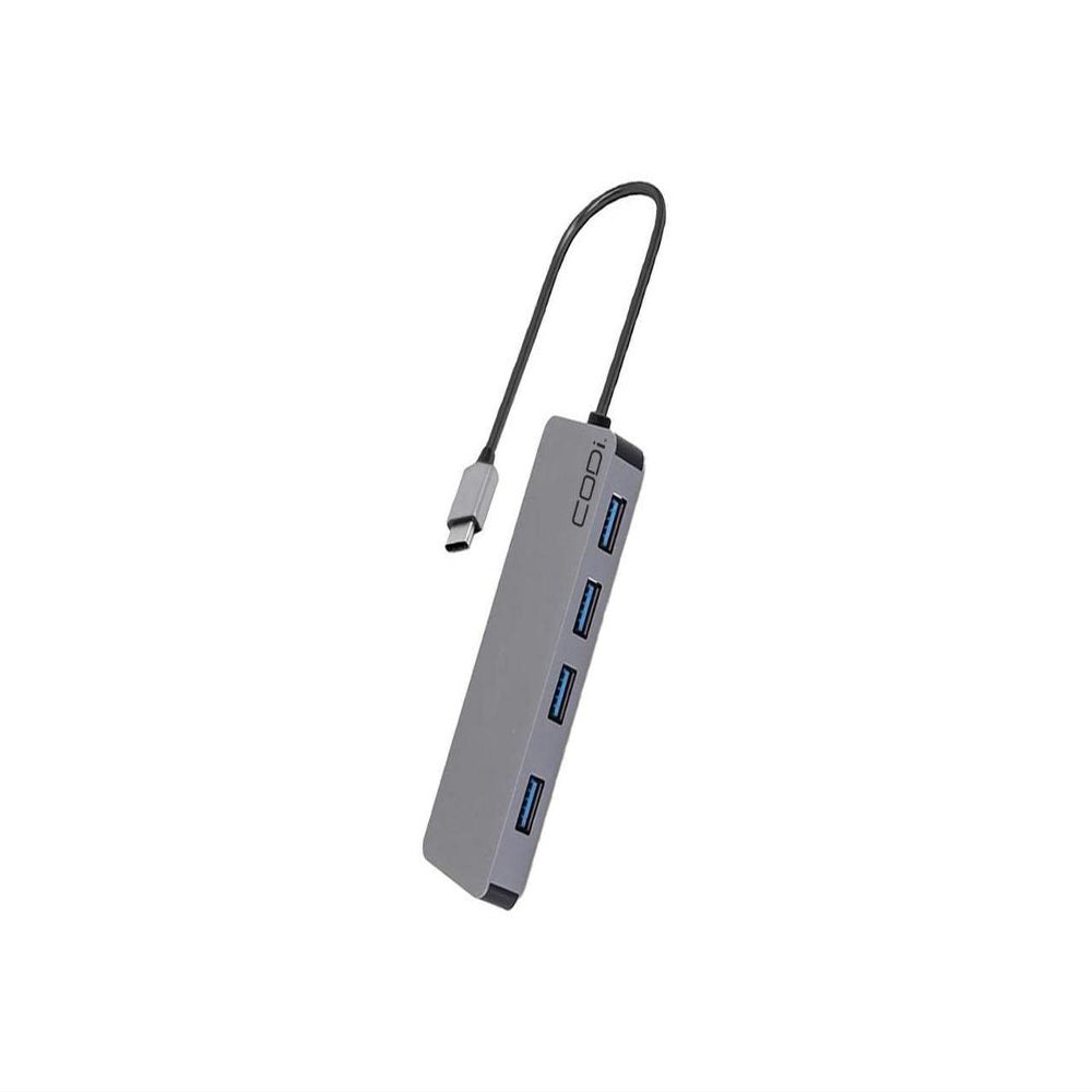 Codi A01065 5-in-1 Usb C 3.1 Hub Perp With Built-in Blue Indicator Light