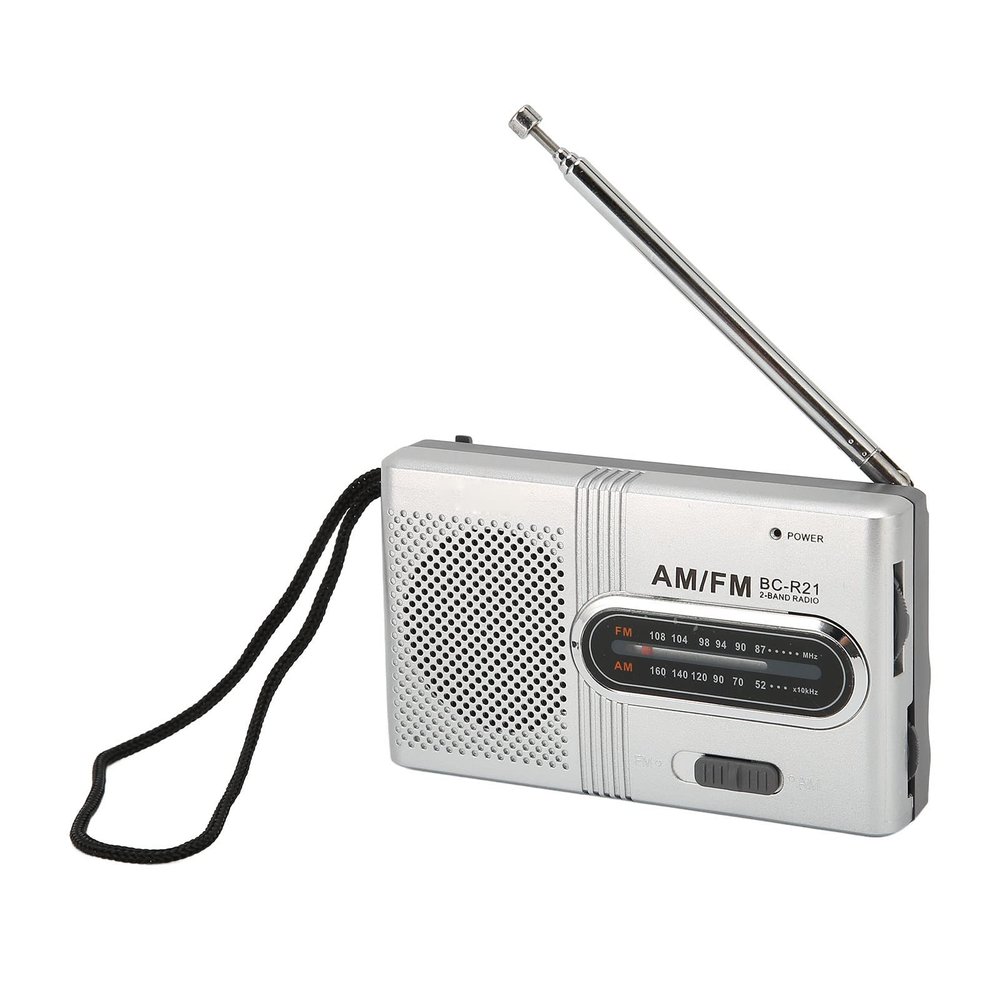 AM FM Portable Radio, Digital Pocket Radio w/ 5W Speaker Compact Transistor Radio Shortwave Radio w/ Headphone Jack for Home Indoor Outdoor, Powered by 2 AA Battery (Excluded)